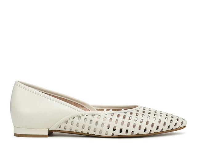 Women's Vionic Gracia Woven Flats in Ivory color