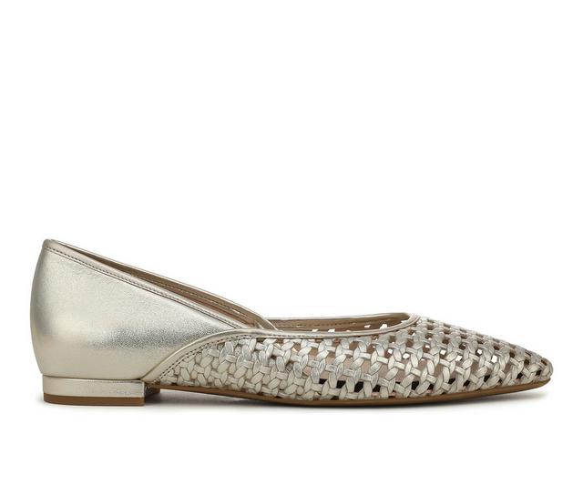 Women's Vionic Gracia Woven Flats in Gold color
