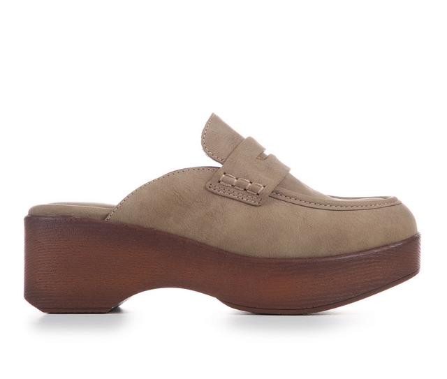 Women's BOC Amabella Platform Mules in Taupe color
