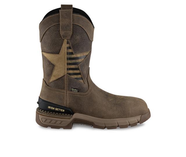 Men's Irish Setter Two Harbor Star Farm & Ranch Boots in Brown color