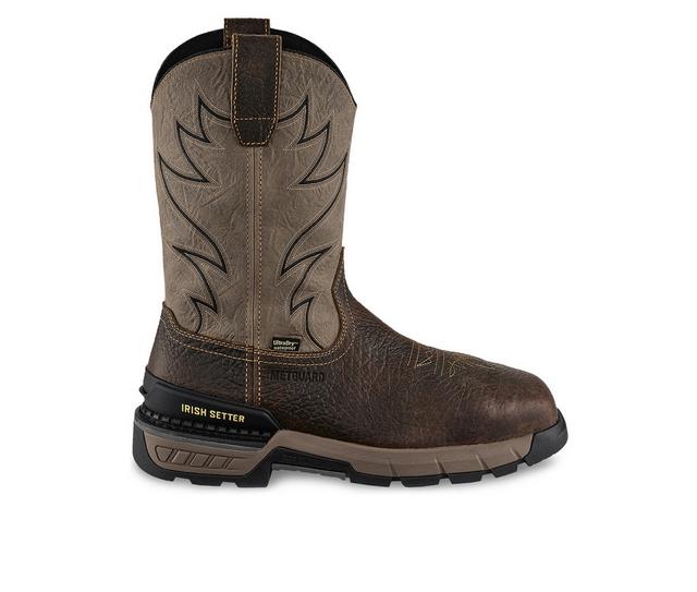 Men's Irish Setter Two Harbors Farm & Ranch Boots in Brown color