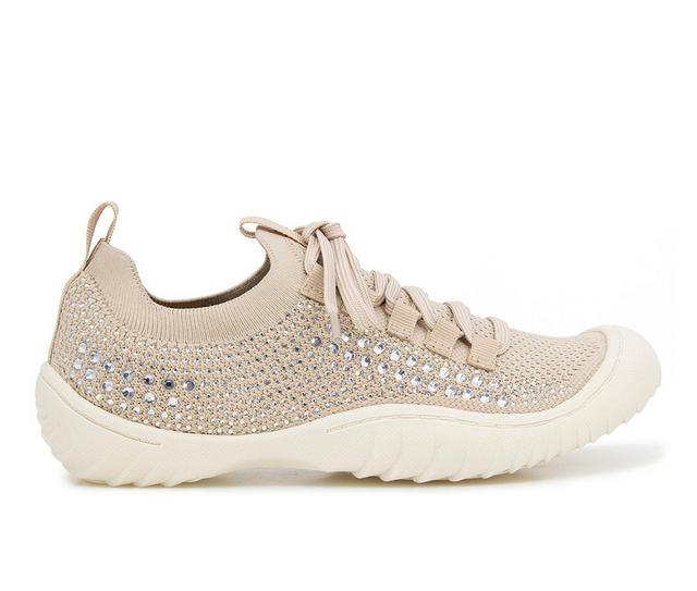 Women's JBU Brittney Sneakers in Light Taupe color