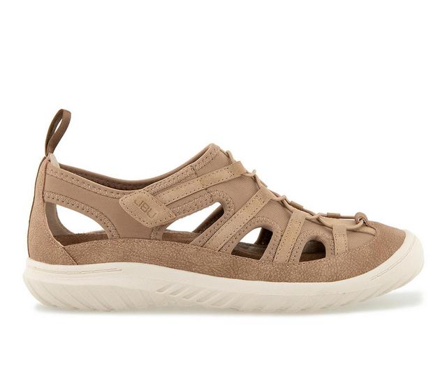 Women's JBU Cupcake Outdoor Sandals in Tan color