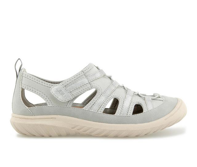 Women's JBU Cupcake Outdoor Sandals in Silver color