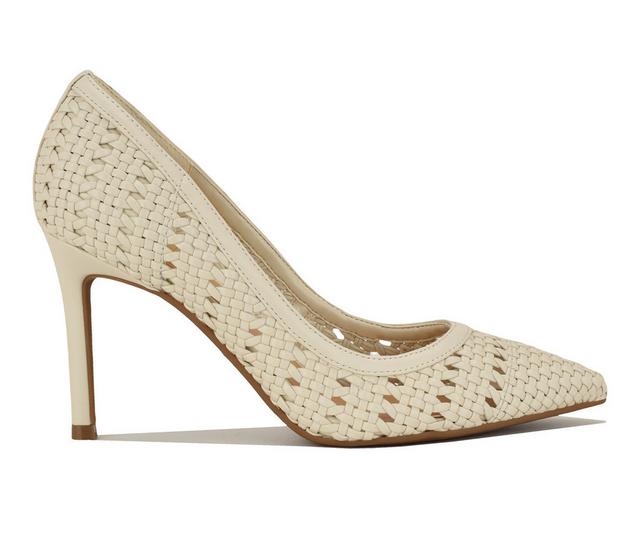 Women's Nine West Elbeew Heels in Cream color