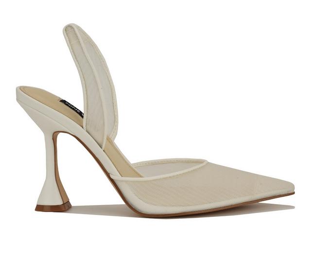Women's Nine West Kansy Pumps in White color