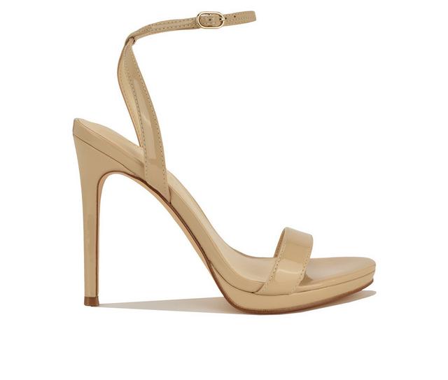 Women's Nine West Lorent Dress Sandals in Light Natural color
