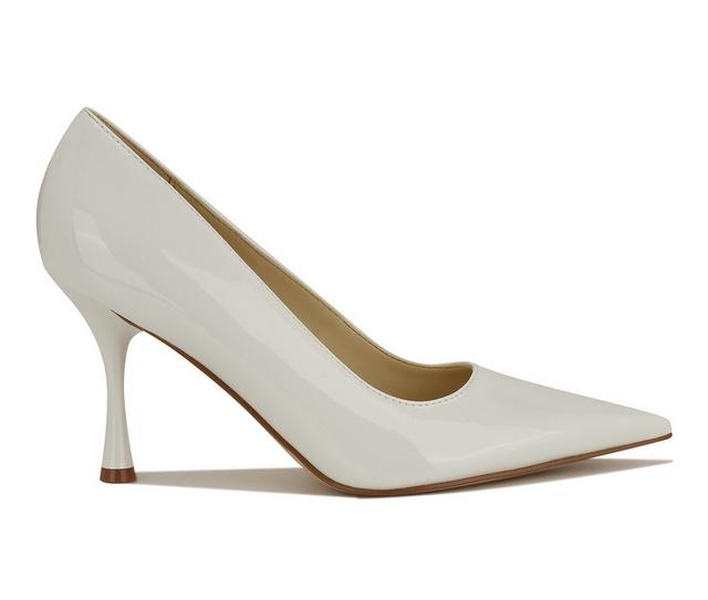 Women's Nine West Pursee Pumps in White Patent color