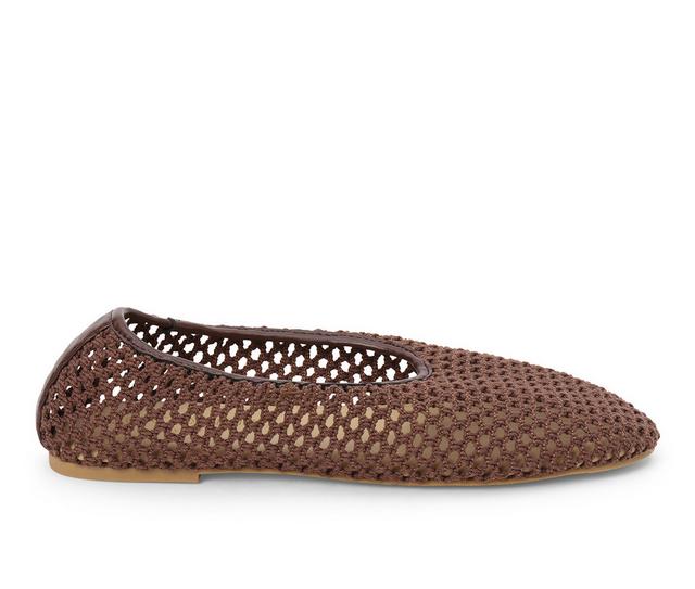 Women's Coconuts by Matisse Marta Flats in Choco color