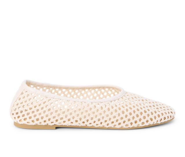 Women's Coconuts by Matisse Marta Flats in Ivory color