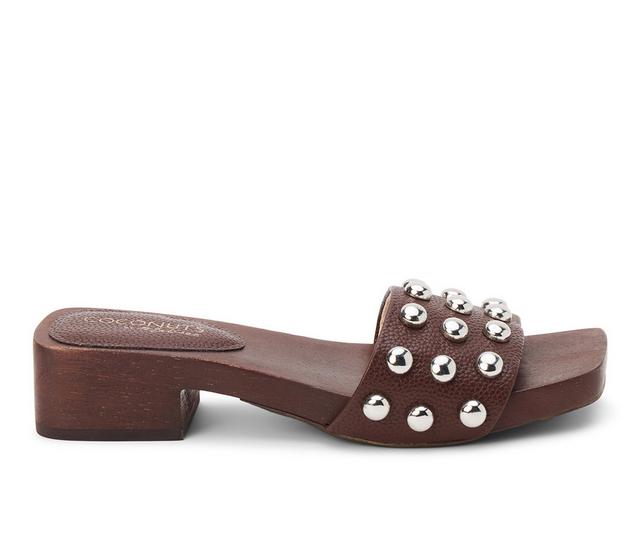 Women's Coconuts by Matisse Fiora Slide Sandals in Choco color