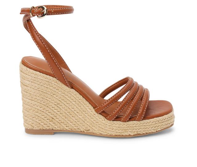 Women's Coconuts by Matisse Sunnie Wedges in Cognac color