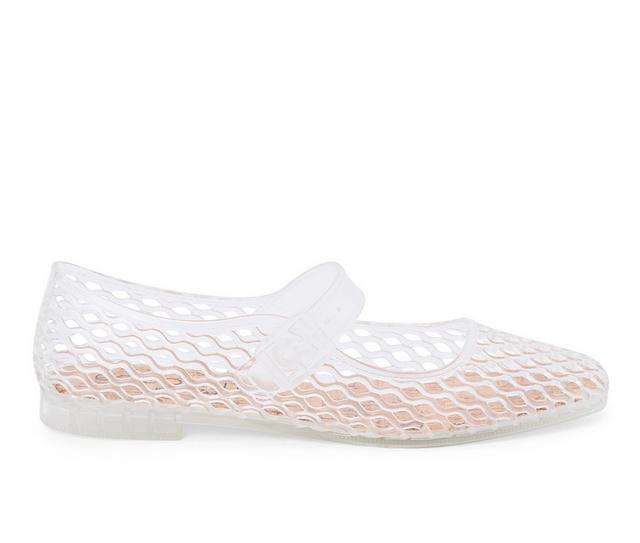 Women's Coconuts by Matisse Vicky Flats in Clear color