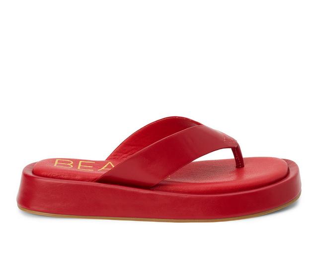 Women's Beach by Matisse Mallorca Flip-Flops in Red color