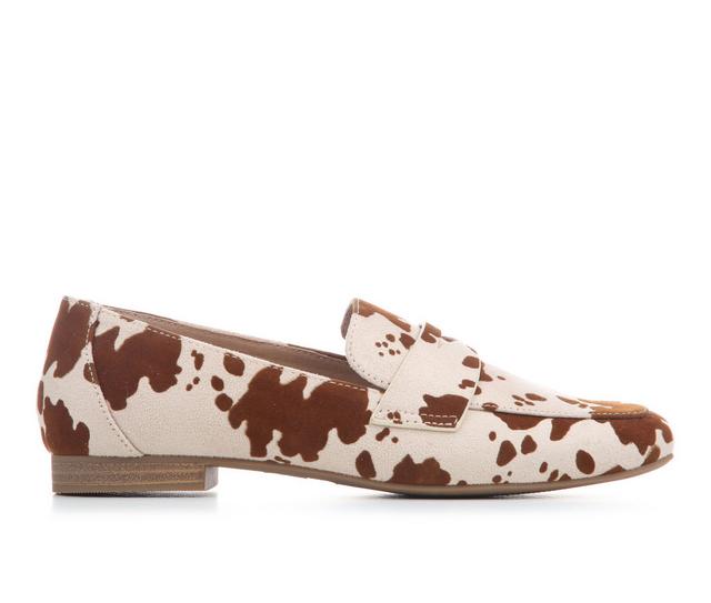 Women's Vintage 7 Eight Emmily Loafers in Brown Cow color