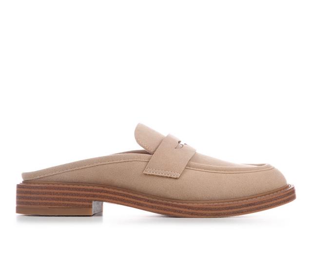 Women's Vintage 7 Eight Saarah Mules in Sand color