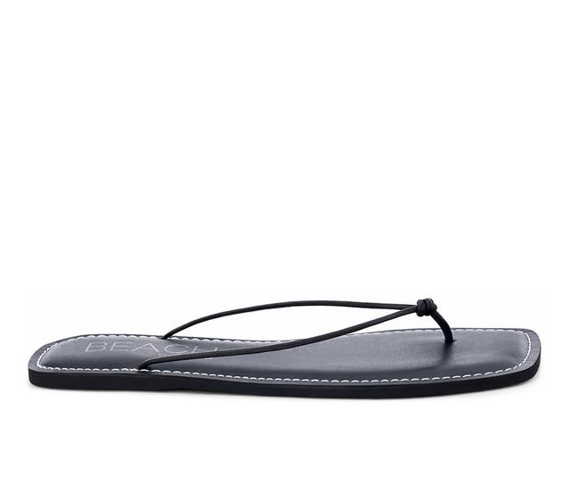 Women's Beach by Matisse Ray Flip-Flops in Black color