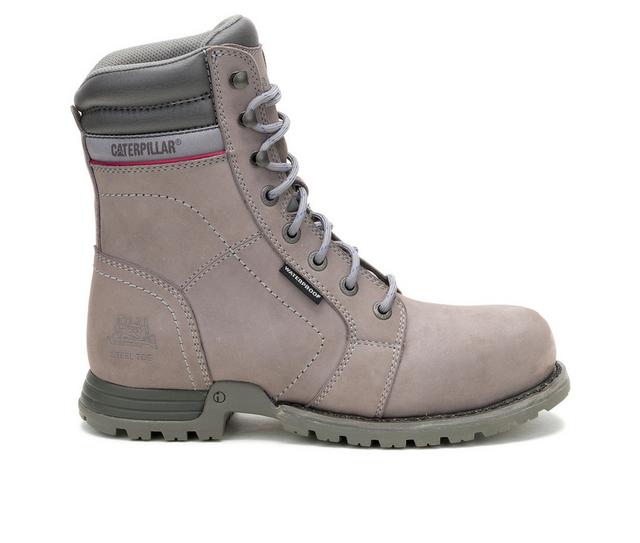 Caterpillar Echo Waterproof ST Work Boots in Grey color