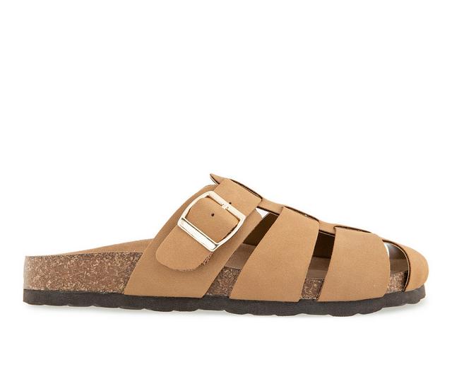 Women's Unionbay Shiloh Footbed Sandals in Camel color