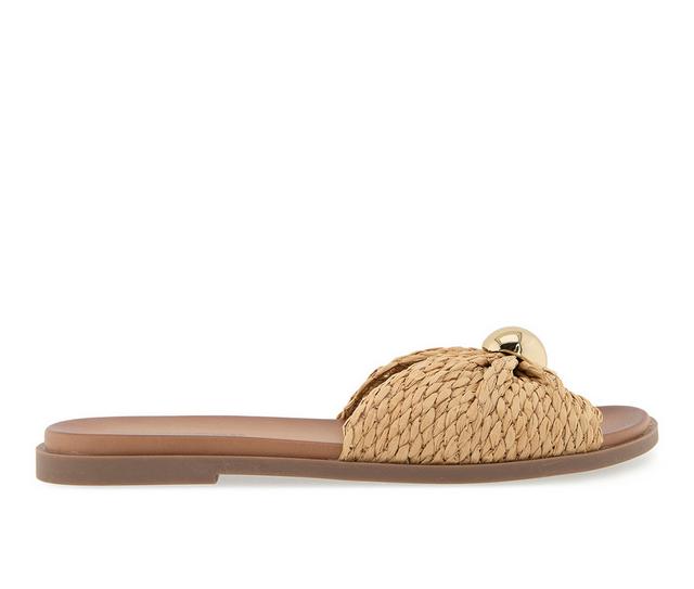 Women's Unionbay Reza Sandals in Natural Raffia color