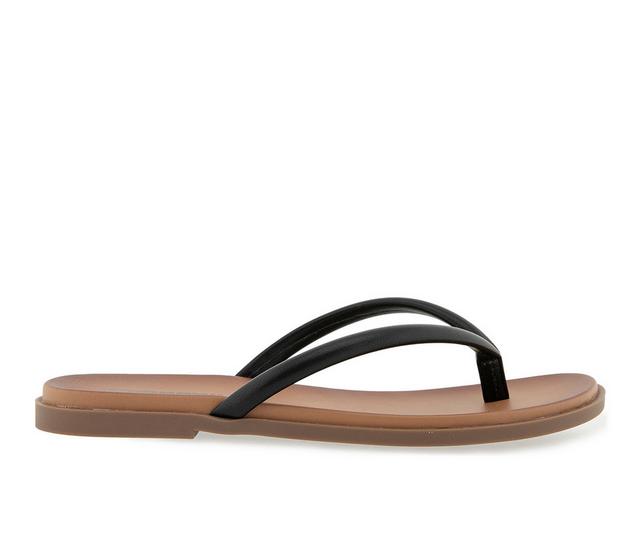 Women's Unionbay Rochel Flip-Flops in Black color