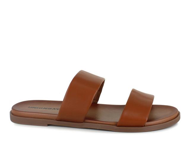 Women's Unionbay Refresh Sandals in Cognac color
