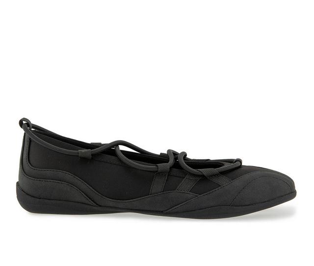 Women's Unionbay Rosia Flats in Black color