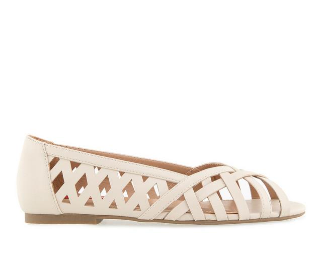 Women's Unionbay Sonjia Flats in Beige color