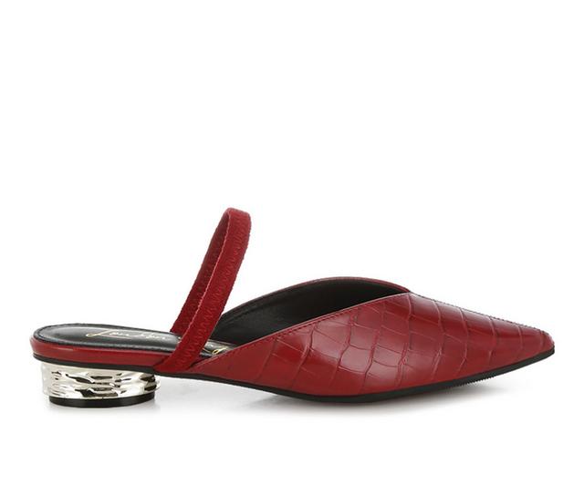 Women's London Rag Renata Mules in Red color