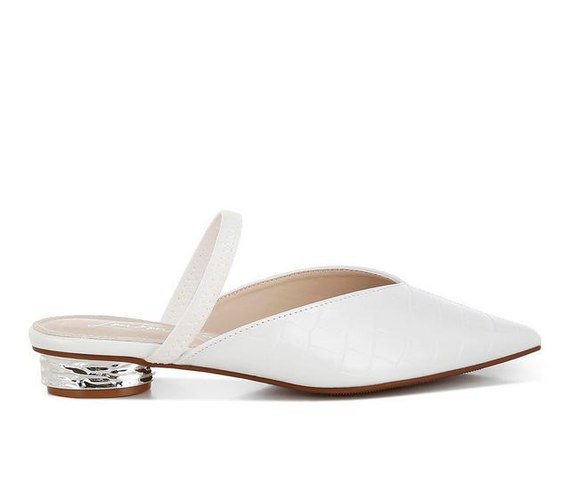 Women's London Rag Renata Mules in White color