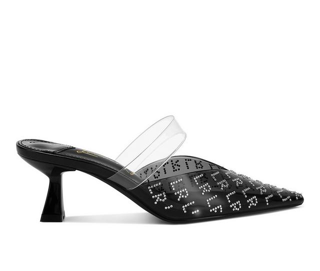 Women's London Rag Holin Heeled Sandals in Black color
