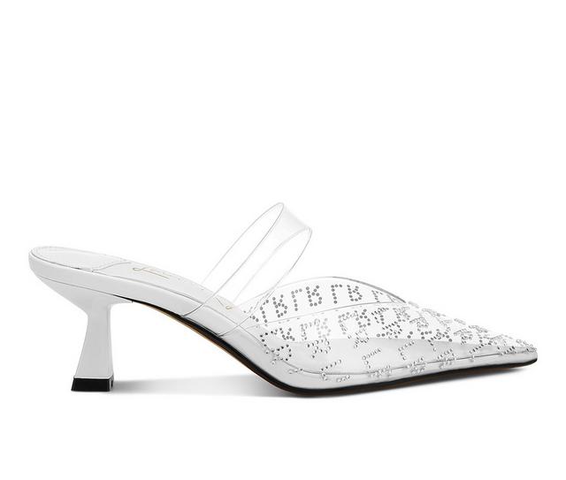 Women's London Rag Holin Heeled Sandals in White color