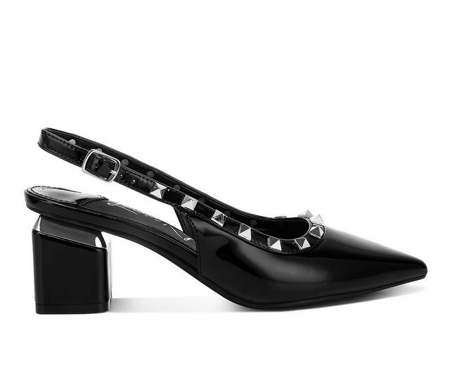 Women's London Rag Hiral Pumps in Black color