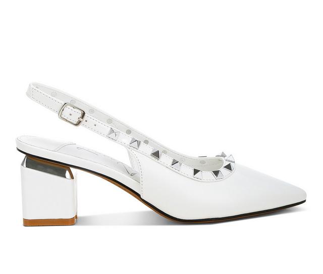 Women's London Rag Hiral Pumps in White color