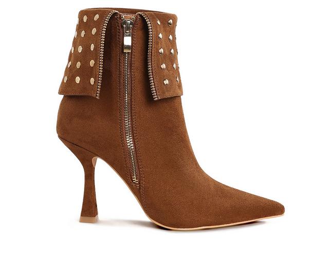 Women's London Rag Piccini Booties in Tan color