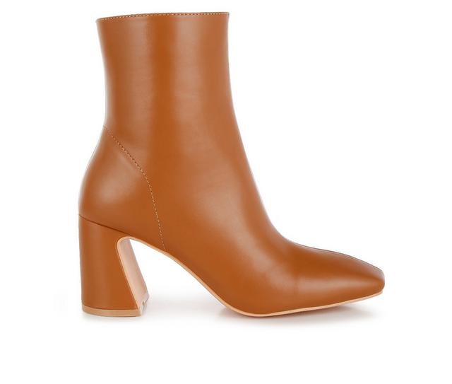 Women's London Rag Bruna Booties in Tan color