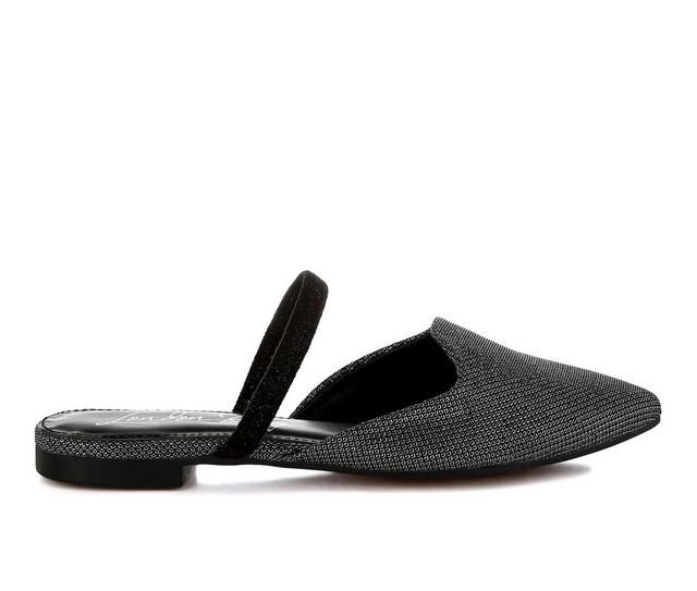 Women's London Rag Twiggy Flats in Black color