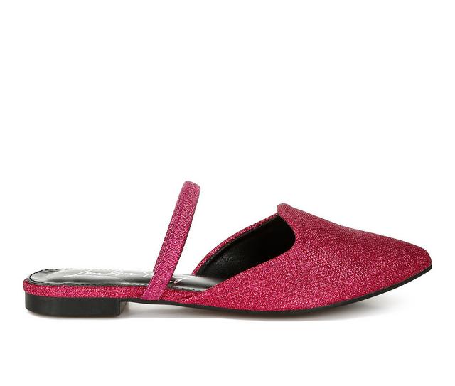 Women's London Rag Twiggy Flats in Fuchsia color