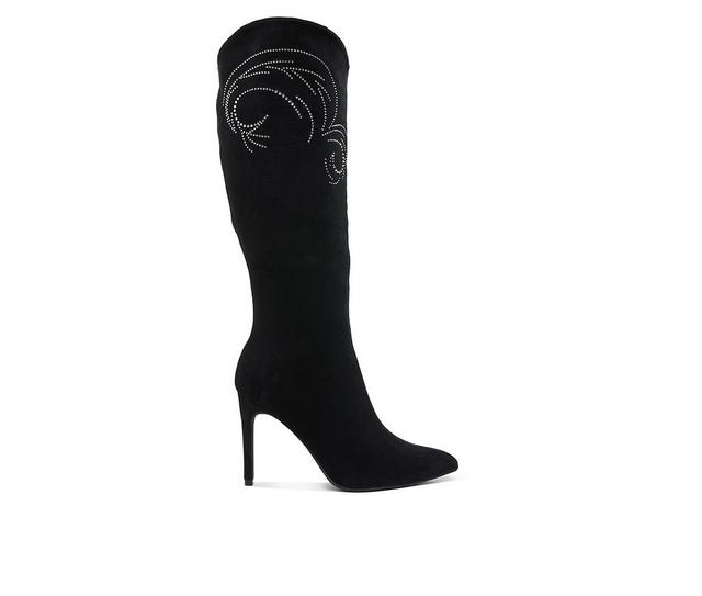 Women's London Rag Becks Knee High Boots in Black color