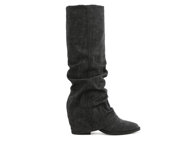 Women's London Rag Capella Knee High Boots in Black color