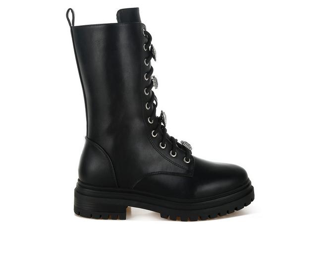 Women's London Rag Nimba Mid-Calf Boots in Black color