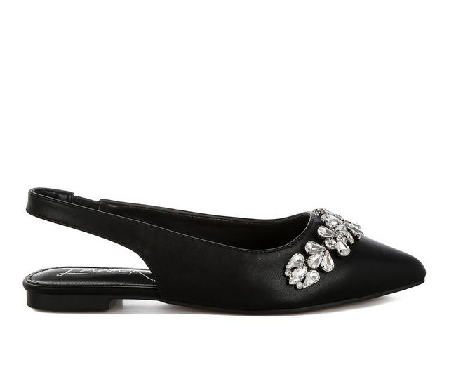 Women's London Rag Adhara Flats in Black color