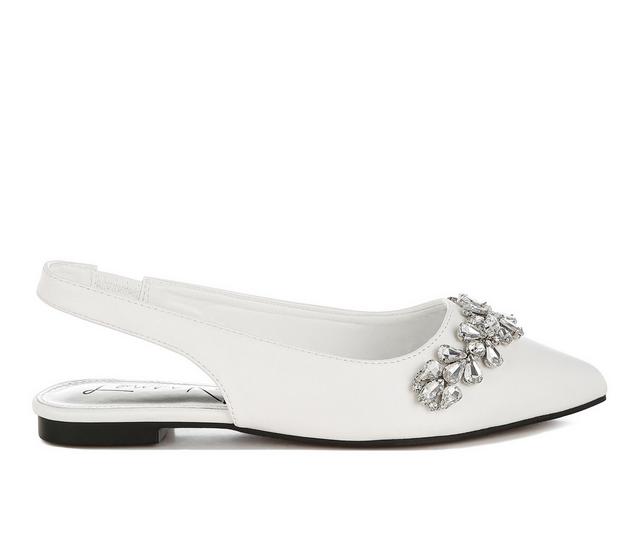 Women's London Rag Adhara Flats in White color