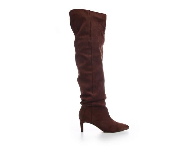 Women's Christina Royale Hannah Knee High Boots in Brown color