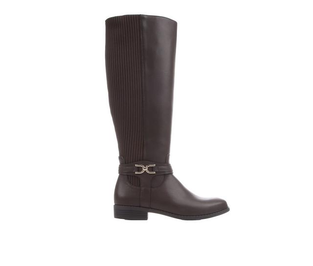 Women's Jones New York Edivee Knee High Boots in Dark Brown color