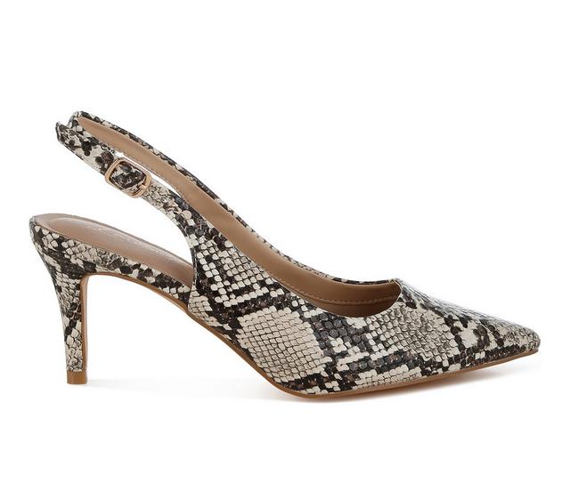 Women's London Rag Baobab Pumps in Snake color