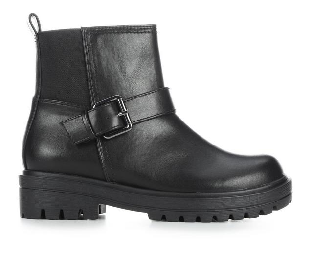 Women's Soda Leslie Booties in Black color