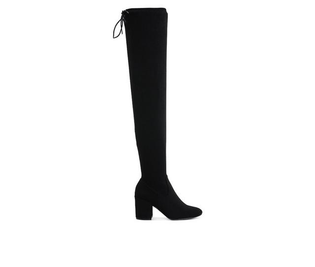 Women's London Rag Liama Knee High Boots in Black color