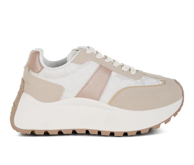 Women's London Rag Squeaker Sneakers in Beige color