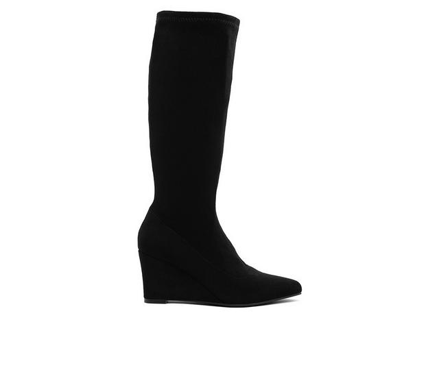 Women's London Rag Tulsha Knee High Boots in Black color